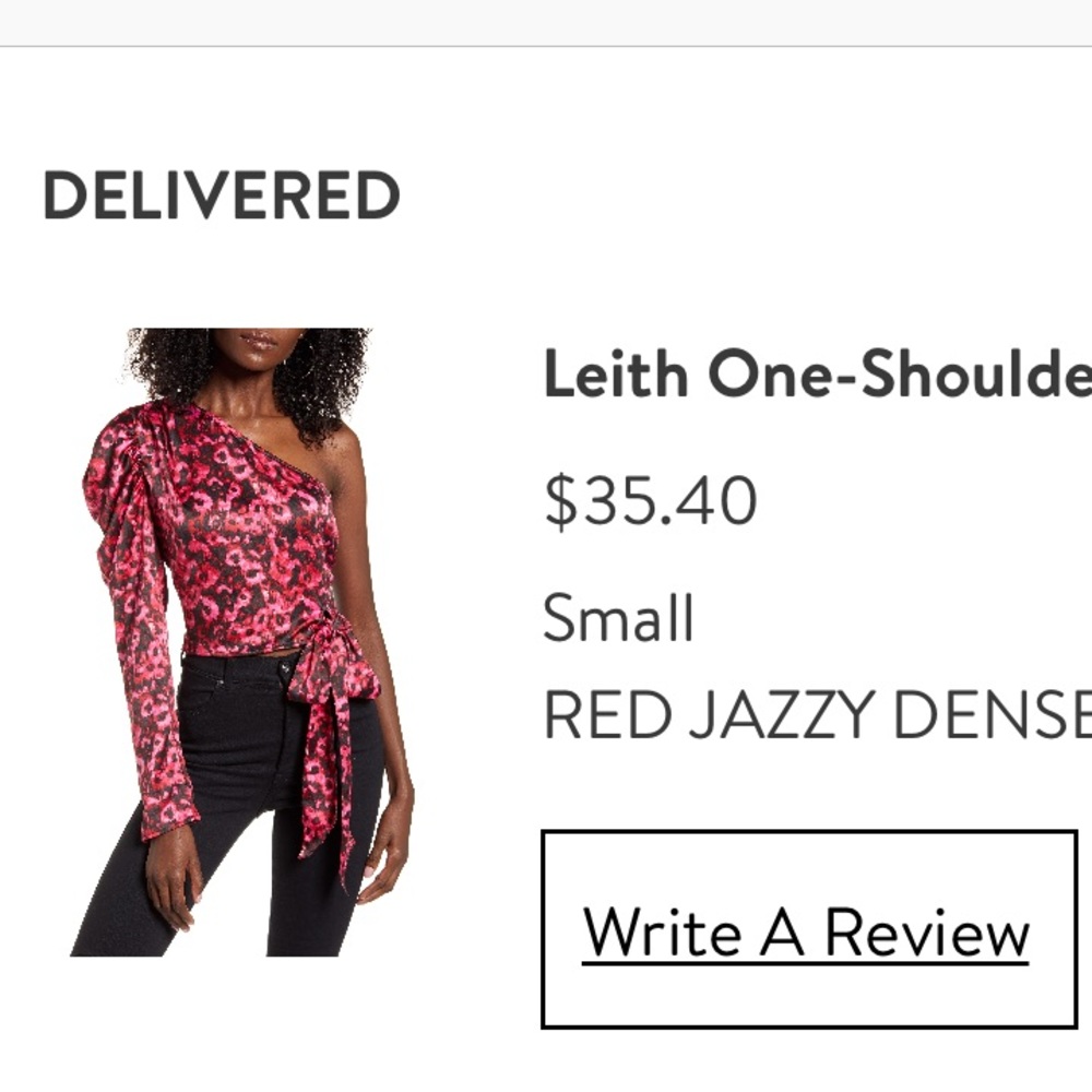 Leith One-Shoulder Blouse